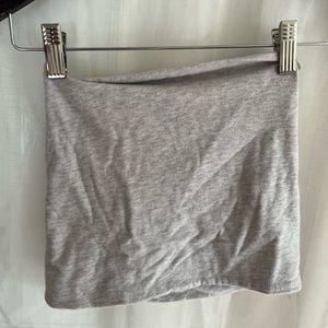 brandy melville gray tube top